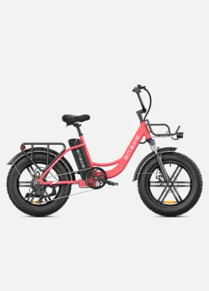 ENGWE L20 - 140KM Range Step-thru Electric Fat Tire Bicycle with Front Suspension